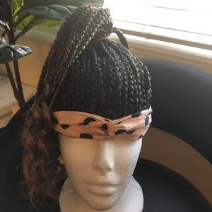 Crochet braid wig ponytail